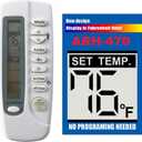 RCECAOSHAN Replacement for Samsung Air Conditioner Remote Control ARH-470 DB93-05083P Works for AQV09NSD AQV12NSD AQV18NSD AQV18NSDKCV AQV24NSD AQV24NSDKCV XV6729