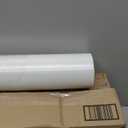 Pushglossy 1 Pcs 48" x 24" x 1/30'' Flexible Translucent PE Plastic Sheet Translucent Polyethylene Plastic Stencil Template Sheet for DIY Art Craft, Silhouette, Template Material