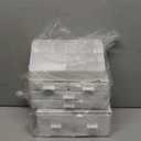 READAEER Makeup Organizer 3 Pieces Cosmetic Storage Case with 6 Drawers (White)