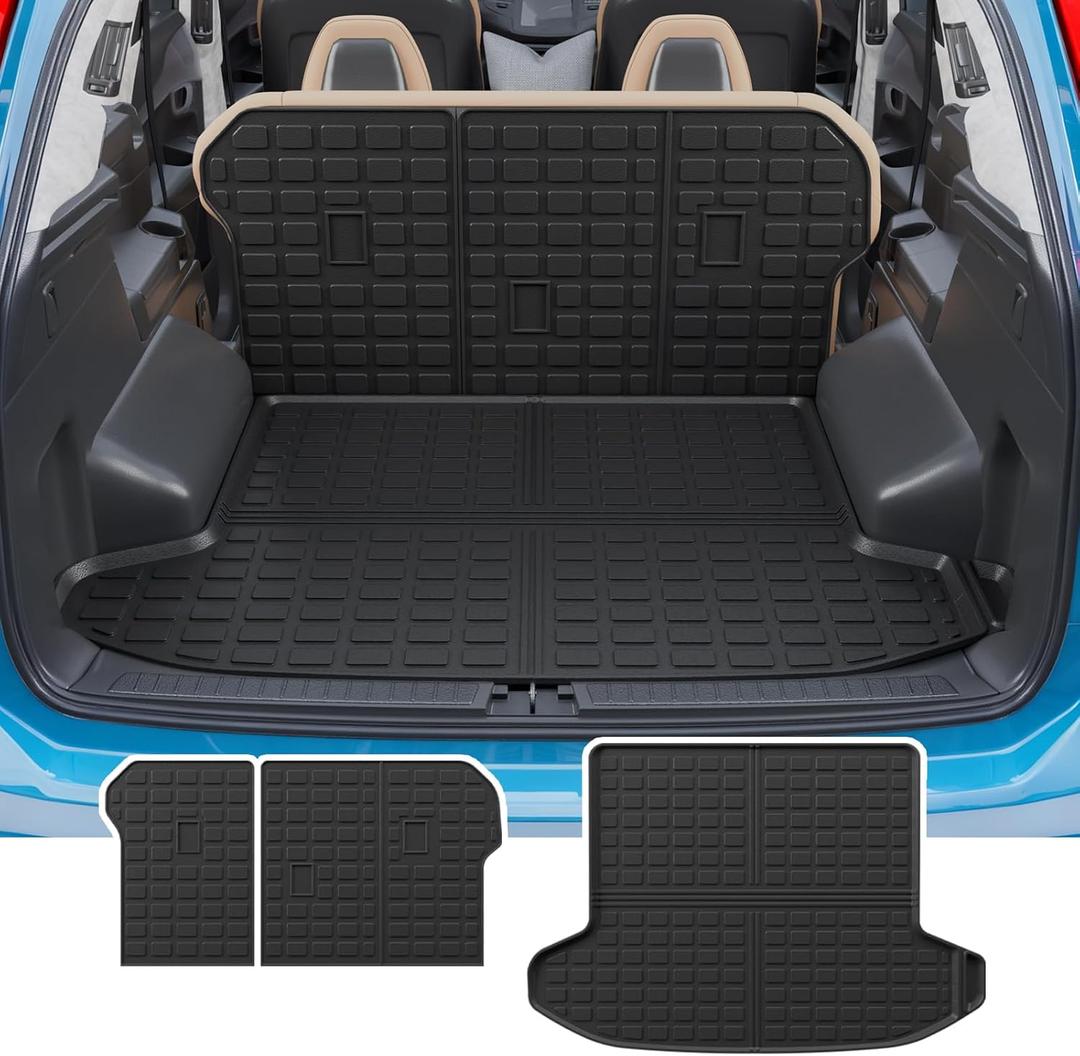 Rongtaod Cargo Mat Compatible with 2023 2024 2025 2026 Kia Sportage Trunk Mat Cargo Mat TPE Cargo Liner Back Seat Cover Protector Sportage Accessories (Backrest Mats+Trunk Mat)
