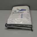 100% Blackout Shield Linen Blackout Curtains for Bedroom 80 Inches Long,Back Tab/Rod Pocket Living Room Drapes,Thermal Insulated Textured Blackout Curtains 2 Panels Set,50" W x 80" L,Cream