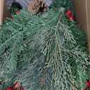 2 Pack 24 Inch Lighted Outdoor Christmas Tree with Lights, Battery Operated Pre-lit Pathway Urn Filler, Christmas Porch Decorations for Home, Porch & Yard