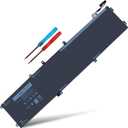 6GTPY Battery 97WH for Dell XPS 15 9570 9560 7590 9550, Precision 5520 5510 5530, Vostro 7500 7590, M2X4 5XJ28 5D91C GPM03 1P6KD 4GVGH P56F P56F001 P56F002 [Not for Laptop with SDD/HDD]