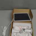 6W Solar Panel Charger, Solar Panel with Micro USB & USB-C Port for DC 5V Outdoor Rechargeable Battery Camera, IP66 Waterproof, 360 Adjustable Security Mount, 2PC