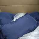 MAGIC ELEPHANT Egg Chair Cushion, Memory Foam Hanging Egg Chair Cushion Replacement, Indoor Outdoor Hammock Basket Swing Cushion with Headrest (Blue)