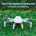 Mini 4K Landing Gear with Lights Foldable Extended Leg LED Strobe Light Parts for DJI Mini 2 SE/Mini 4K / Mini 2 / Mavic Mini/Mini SE Drone Accessories