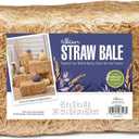 FloraCraft Decorative Straw Bale 9.5 Inch x 12 Inch x 24 Inch Natural