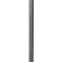 Adesso Brushed Steel Floor Lamp with White Lampshade Modern Accent Light for Bedroom, Living Room, and House Dcor, 60.5 Tall