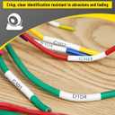 E1000 Heat Shrink Label Tapes - 0.46'' 11.7mm Black on White Tube Tapes Compatible with PT-E560BTVP E510VP E310BTVP Replacement for Brother P-Touch HSe-231 HSe231 HS-231, 4-Pack