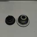BOTEMY B9171 Black Kitchen Sink Drain Kit 3 1/2 Strainer With Stainless Steel Stopper Assembly Basket Fit Standard Drain Hole