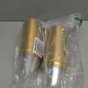 Byvivace 100Counts 9 OZ. Disposable Cups Old fashioned Party Tumblers, 9 Ounce Squat Cups Gold Rimmed Hard Plastic Party Wedding Cups with Gold Rim