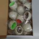 Meooeck 12 Pcs Dinosaur Stress Balls for Adult Colorful Evil Dinosaur Pop out Eggs Squeeze Balls Funny Novelty for Easter Basket Stuffers Valentines Day Exchange Gifts Party Office Adhd Autism Anxiety (Multicolored)