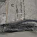 Boho 8x10 Area Rugs Machine Washable Carpet Low Pile Non Shedding Doormat Soft Area Rugs for Living Room Bedroom Kitchen Dining Room Entryway Hallway Indoor-Grey/Black