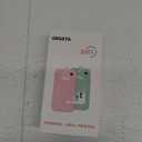 ORGSTA S001 Label Maker Machine with Tape, Portable Bluetooth Label Maker for Home and Office Organization, Thermal Label Printer Mini Sticker Maker with Multiple Templates, Pink