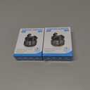 2 x Studio-Quality Wireless Ear Buds with Deep Bass & Enhanced Audio Clarity, Bluetooth 5.4, 10-Year Lifespan Earbuds, ENC Noise Cancelling Calls, Secure Fit Memory Foam Tips, IPX6 Waterproof (Black)