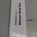 AmazerBath Shower Grab Bars for Bathtubs and Showers, Handicap Grab Bars for Shower Anti Slip, Shower Grab Bars for Senior for Wall Stainless Steel, Holds up to 500LBs, 12" L x 1" D, Brushed Nickel