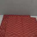 Kevin Textile Valentines Linen Pillow Covers, Square Throw Pillow Covers Set Of 2, Boho Woven Texture Decorative Burlap Pillow Cases for Couch Bedroom Living Room, 20x20 inch, Wine Red