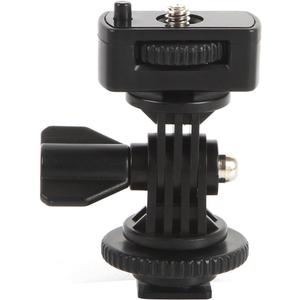 BGNing 1/4" Mini Ball Head Cold Shoe Mount Adapter Base Mount 1/4 Screw Adapter for DLSR Camera Cage Rig Monitor Flash Fill Light Bracket Photography Accessories (Type A)