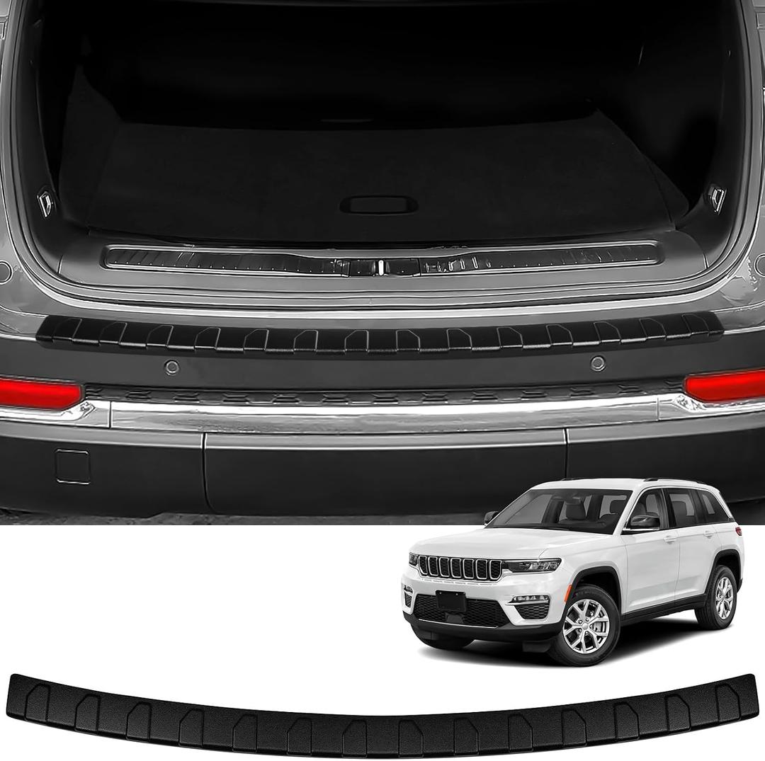 ZZEQYG Rear Bumper Protector ABS Material for Jeep Grand Cherokee L 2021-2025 2026 Accessories Rear Bumper Guard Trunk Sill Protector