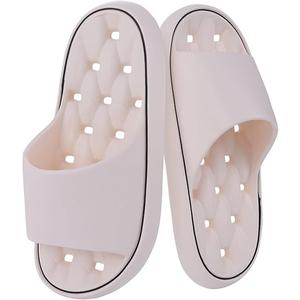 Quick Drying Shower Shoes Men Lightweight Shower Slippers with Drain Hole Soft Women Bathroom Slippers for Gym, Spa, Pool Anti-Slip Shower Shors Home Bathing Slipper Sandals 36-37