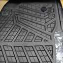 Rubbermaid Car Mats for Ford F250 F350 F450 F550 2017–2026 Crew Cab | All Weather Floor Mat Custom Fit Rubber Waterproof Heavy Duty Truck Mats Front Rear (Bucket Seat w/Under Seat Storage)