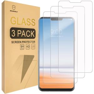Mr.Shield [3-PACK] Designed For LG G7 ThinQ [Tempered Glass] Screen Protector with Lifetime Replacement