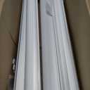 ChrisDowa Cordless Zebra Blinds for Windows, Dual Layer Free-Stop Light Filtering Window Roller Shades, Pull Down Privacy Zebra Shades for Home, Office, Bedroom, Door (36" W x 72" H, White)
