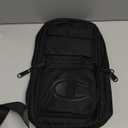Champion unisex adult Stealth Sling Strap Pack Messenger Bags, Black, One Size US