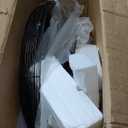 VEVOR 24 Inch 3-Speed 7000 CFM Black Waterproof Wall Mount Oscillating Fan