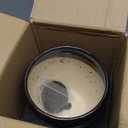 Ceramic Plant Pots with Saucer, 6 inch Glaze Planters for Indoor Plants with Drainage Holes, Decorative Small Flower Pots Outdoor, Modern Succulent Pots for Home Room Decor (Blue)