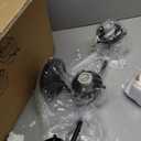 Bathroom Vanity Light Fixtures: 3-Light Black Vanity Lights for Bathroom Over Mirror, Farmhouse Wall Sconce Lighting with Frosted Milky Glass for Kitchen (Exclude Bulb)