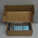 Cisily Sink Caddy Sponge Holder for Kitchen, 304 Stainless Steel Rustproof, Kitchen Sink Caddy with High Brush Holder, Dish Sponge Organizer with Divider(Silver) (9.25)