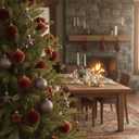 38 Pcs Brown Velvet Christmas Ball Ornaments, Christmas Tree Decorations with Paper Ornaments, Shatterproof Hanging Xmas Dcor Set for Office Home Holiday in 3 Sizes(Small Medium Large)