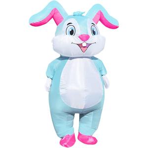 Bunny Inflatable Costume Easter Bunny Costume Adult Rabbit Blow Up Suit Inflatable Rabbit Costume for Adults