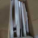 RoyalCraft Beige Fluted Nightstand Set of 2, Colorful Nightstand with 2 Drawers, Modern Wooden End Table with Storage for Small Spaces, Side Table for Bedroom, Couch, Home Office