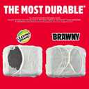 Brawny Tear-A-Square 3-Ply Paper Towels, 8 Triple Rolls = 24 Regular Rolls, Strong, Absorbent, and Durable with 3 Sheet Sizes (Quarter, Half, Full)