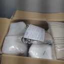 AAAAAcessories Outdoor Seat Cushions for Chairs, Fade-Resistant, Waterproof Patio Furniture Replacement Cushions, 24" x 24" x 5" + 24" x 19", Set of 4, Beige