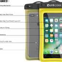 Waterproof Phone Pouch, PunkBag Universal Floating Dry Case Bag for Most Cell Phones incl. iPhone 8 Plus & Samsung Galaxy S9 | Perfect for Keeping Your Cellphone & Valuables Dry and Safe (Yellow)
