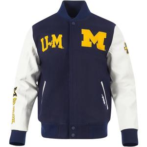 Pro Standard Mens Ncaa University Of Michigan College Classic Chenille Varsity Jacket