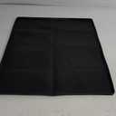 23,5 x 19,5 inch Washer Dryer Top Cover, Silicone Non Slip Protective Mat with Raised Edges, Easy to Clean and Store, Suitable for Laundry, Kitchen, Pet Feeding Mats, Coffee Mats (Black)