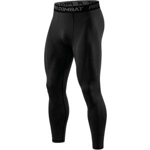 HYCOPROT Men's Compression Pants Athletic Tight,Leggings Base Layer Bottoms for Running Workout Sports Yoga Basketball (Black) XXL