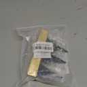 GemeShou black jewelry ring display holder for selling, velvet ring cone display stand, cute cone shaped ring holder with golden coated base,Small jewelry ring storage organizerRing holder-black (Medium)