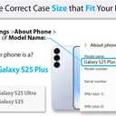 Coolwee Full Protective for Galaxy S25 Plus Heavy Duty, Compatible with MagSafe, Hybrid 3 in 1 Rugged Shockproof Women Girls for Samsung Galaxy S25 Plus 6.7 inch Shiny Clear Glitter Bling Sparkle