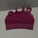 OQQ Womens Sports Bra Mesh Cutout Workout Tank Top for Yoga Activewear Clothes 2026 (Medium, Deeppurple)