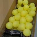 Vinsot 3 Sets Baby Shower Games Bridal Funniest Baby Shower Play, Interactive Shaking Balls for Boy or Girl, Table Tennis Twerk Game (Yellow)