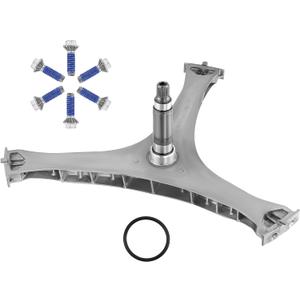 AMI PARTS DC97-17004B DC97-17004C DC97-17004D Washer Flange Shaft Assembly&(6pcs) DC60-40137A Washing Machine Hex Bolt Compatible with Samsung Spider Arm