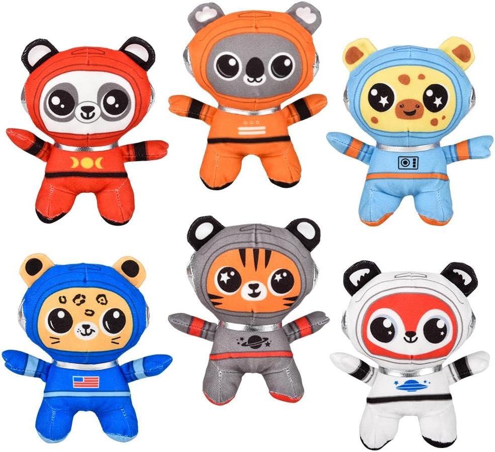 Rhode Island Novelty 5" Astronaut Animals Plush