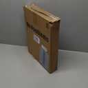 No Pawblems Free Standing Short Dog Gate, 16.5'' Tall Foldable Dog Fence for Indoor & Outdoor, Up to 36 Inch Extra Wide Puppy Gate for Stairs, Hallways, Doorways, Deck, Yard (Black, 3 Panels)