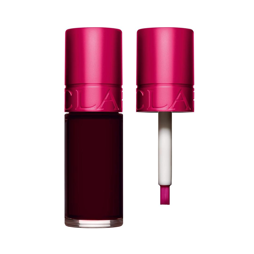 Clarins Water Lip Stain | Buildable Matte Finish | Kiss Proof, Transfer-Proof, Lightweight and Long Lasting | Contains Hyaluronic Acid | 0.2 Fluid Ounces (04 Violet Water - Vibrant berry)