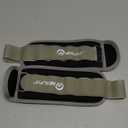 NEALFIT Ankle Weights for Men Women Kids, Leg Arm Wrist Weights with Adjustable Strap for Running, Gymnastics, Aerobics,Gym, Fitness (0.5 lb x 2 (1LB Pair), Black)